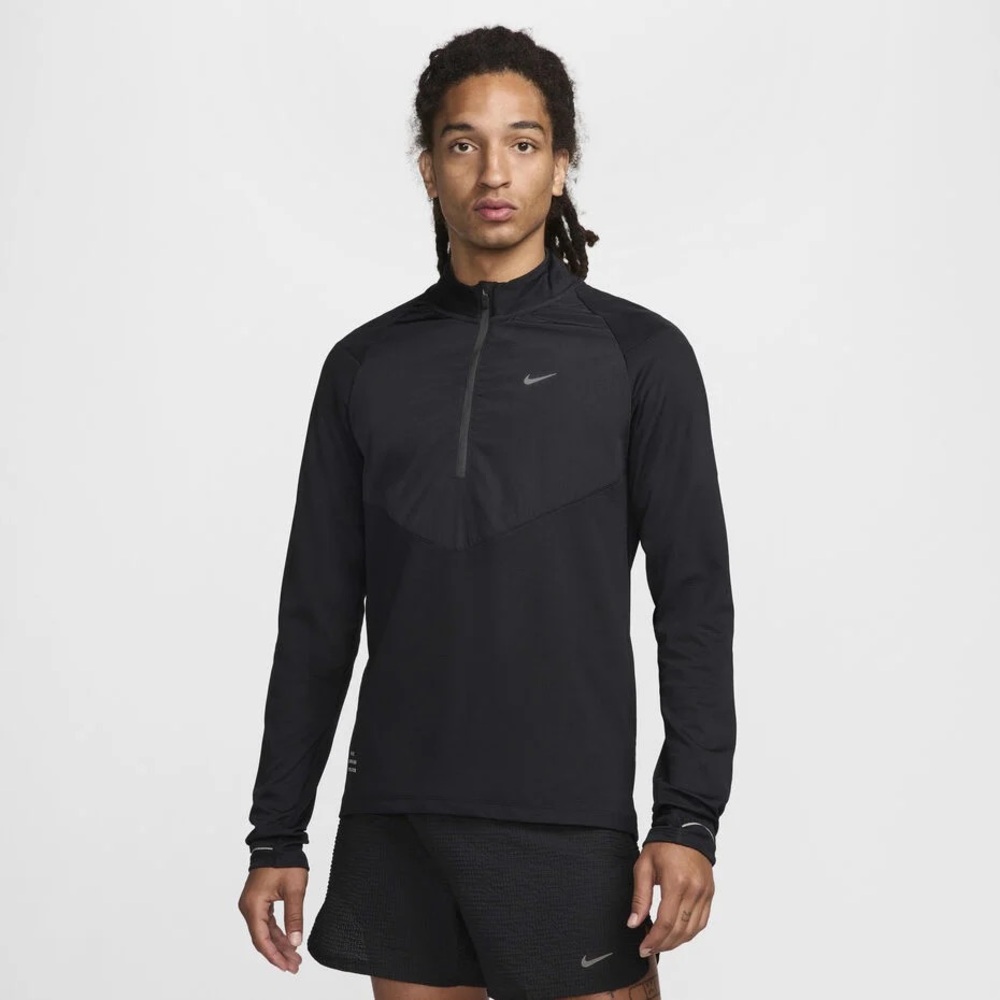 Nike Run Division Men's Dri-FIT 1/2-Zip black Running Top jacket FZ0620-010
